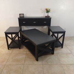 Farmhouse Living Room Set Of  4