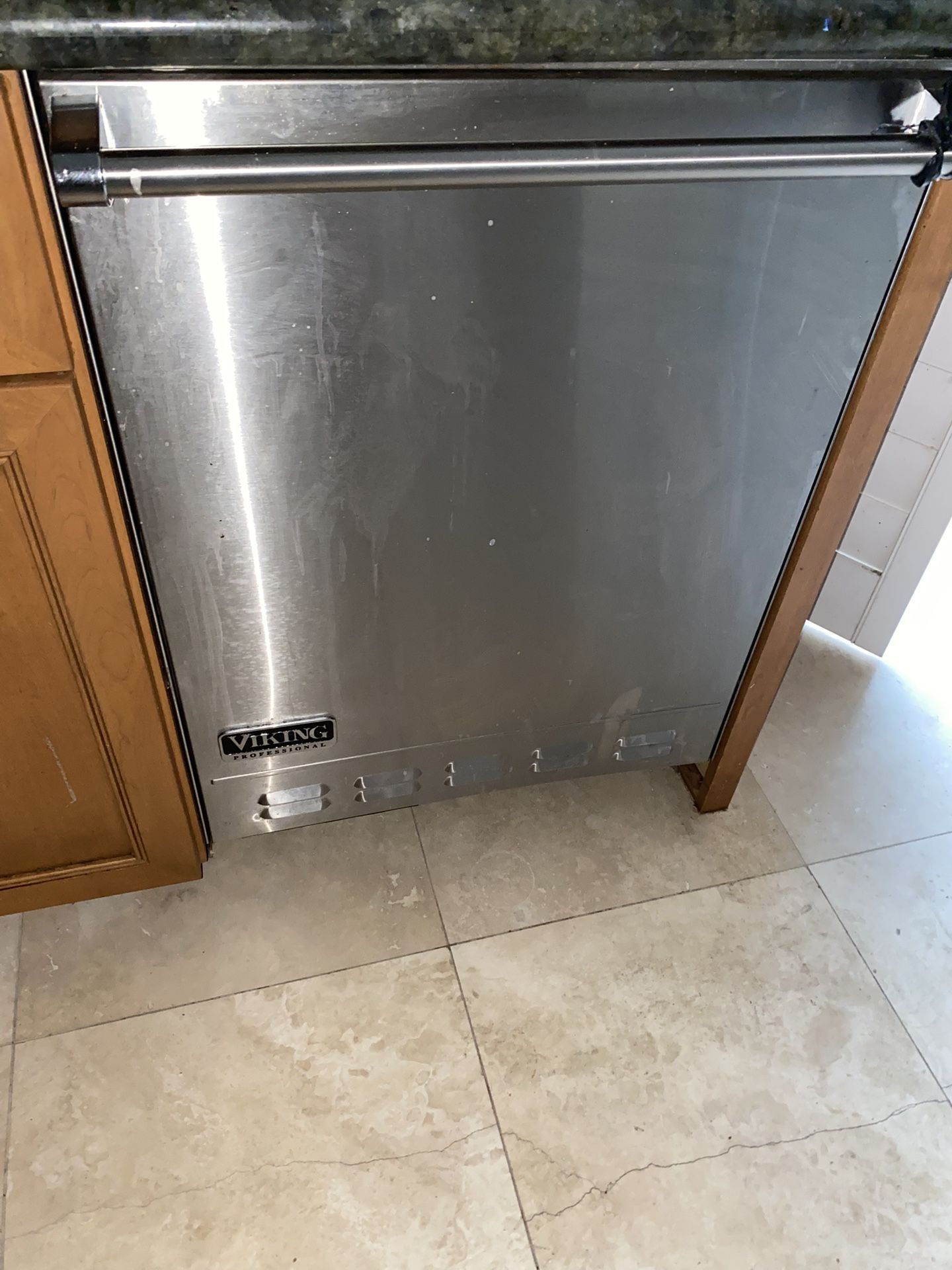 Used Viking Dishwasher, Stainless. Working
