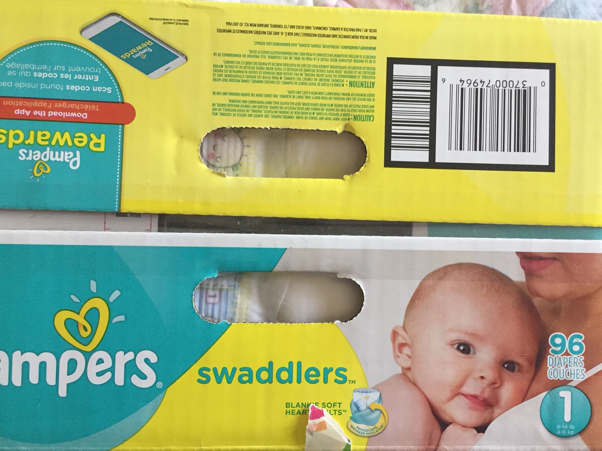 PAMPERS SIZE 1 96 ct