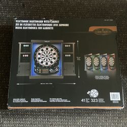 Barrington Electric Dartboard with Cabinet / LED NEW