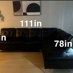 Black Sectional Sofa