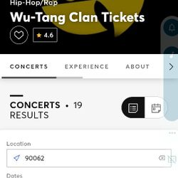 Private VIP Luxury Suite_____Wu Tang Clan!! _____Sunday 6/22 at Crypto Arena!! 
