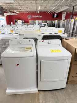 LG Top Load Washer and Dryer Set