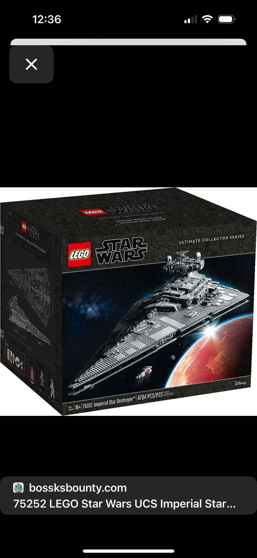 LEGO 75252: A New Hope Imperial Star Destroyer 