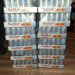 288 cans of 12oz Zero Sugar Redbulls