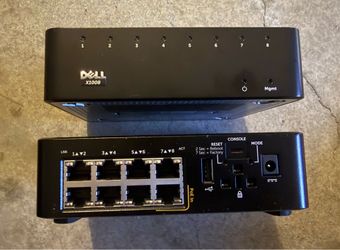 Dell X1008 network switch POE