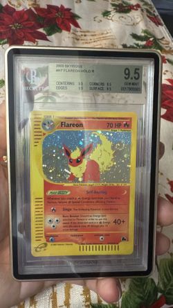 Pokemon Skyridge Flareon Holo #H7 BGS 9.5