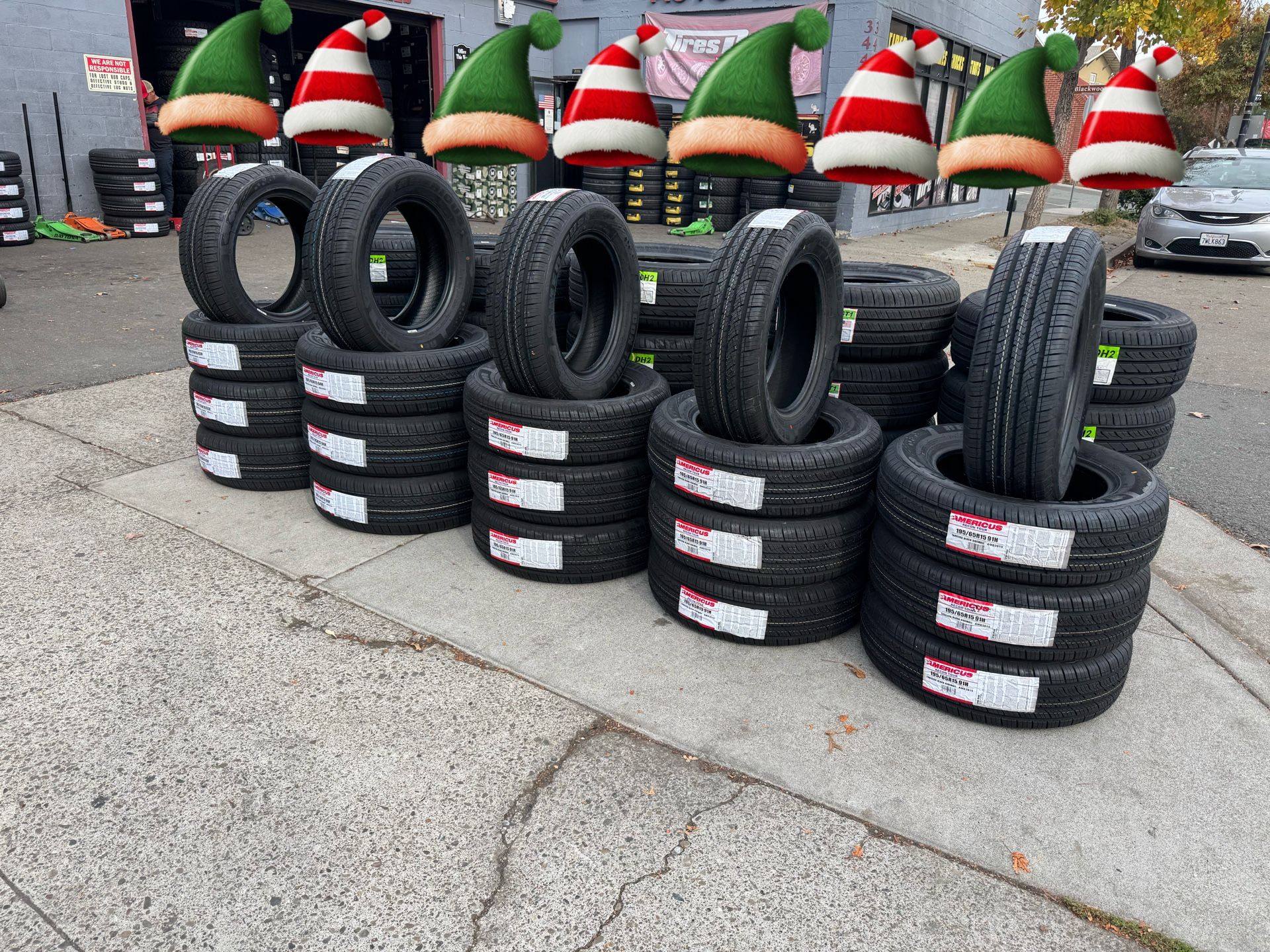 185-65-15 Tires 299$ Installed