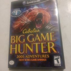 Nintendo GameCube Game Cabelas Big Game Hunter Use