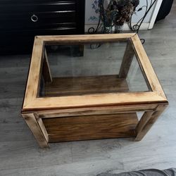 Glass Top Coffee Table