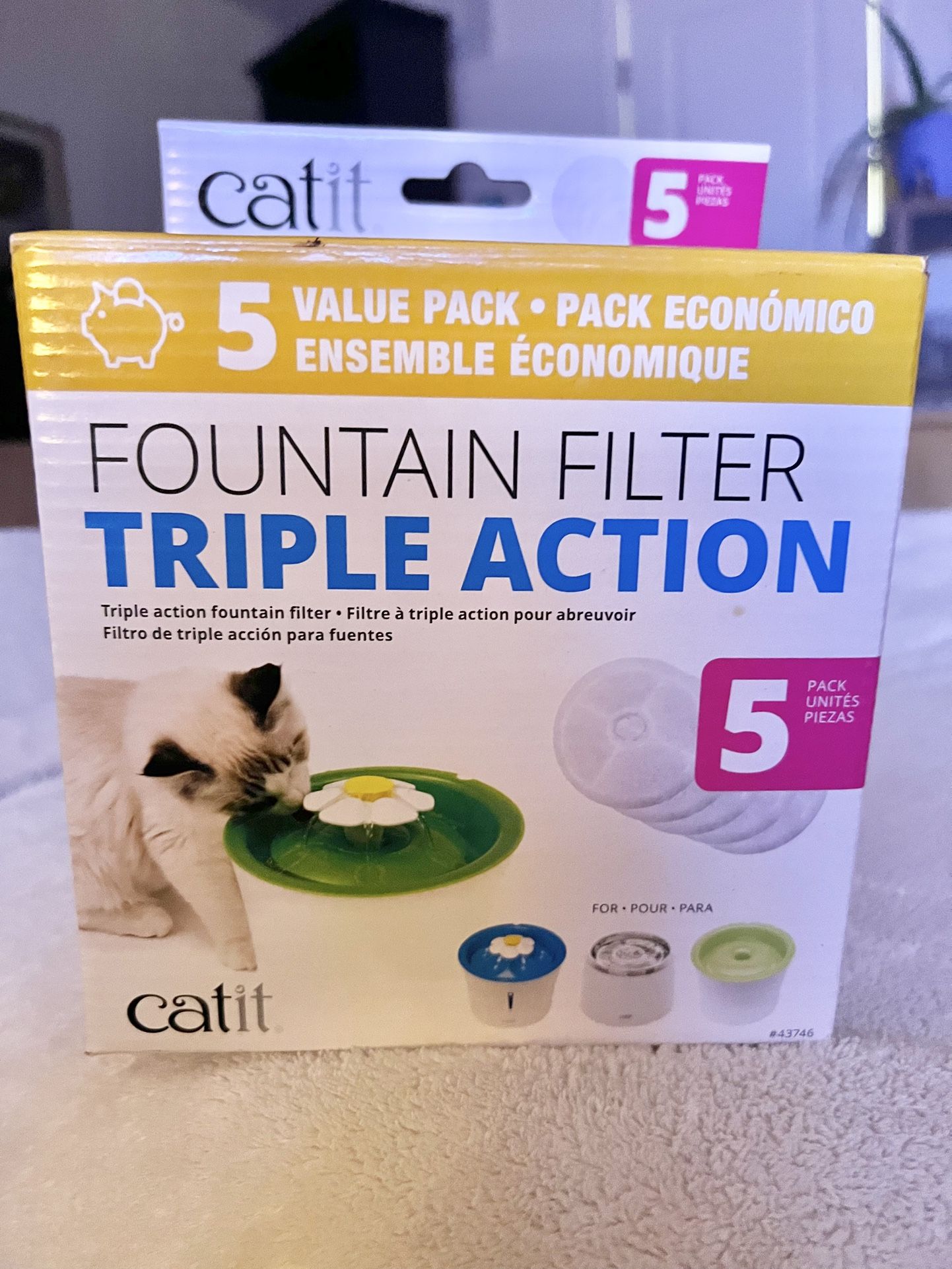 Catit Fountain Filter 5 Pk