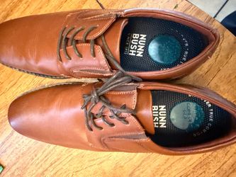 Nunn Bush Brown Leather Dress Shoes