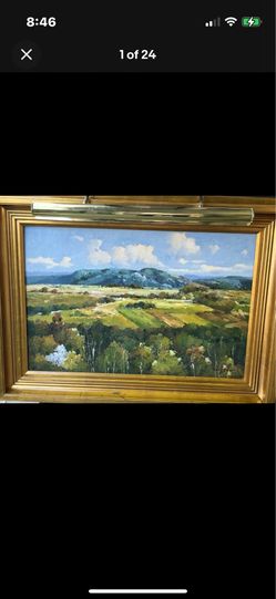 Huge Zhao Huxie “ Clifton “ plain air California painting