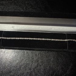 14k White Gold Bracelet 9.85grams 
