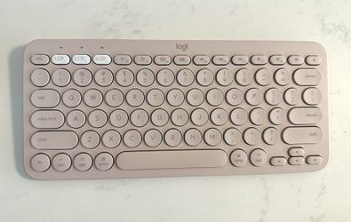 Logitech K380 Multi-Device Bluetooth Keyboard for Mac – Rose