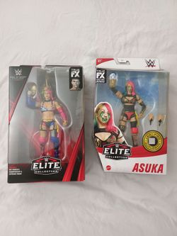 2 ASUKA WWE ELITE ACTION FIGURES