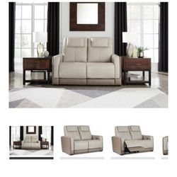 Leather Recliner Loveseat