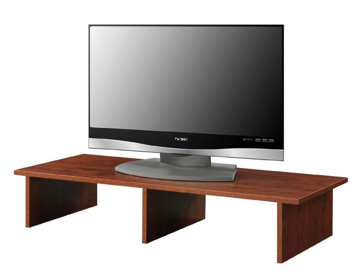 Large TV/ Monitor Riser. Cherry Finish