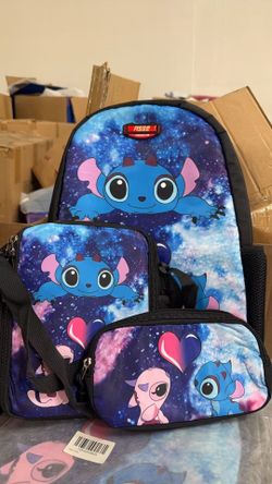 Printed anime backpack, portable Bento bag, insulated lunch box bag, lunch bag