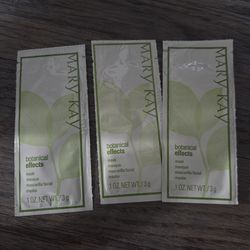 Mary Kay Botanical Effects Green Label Set of 3 Mask Samples