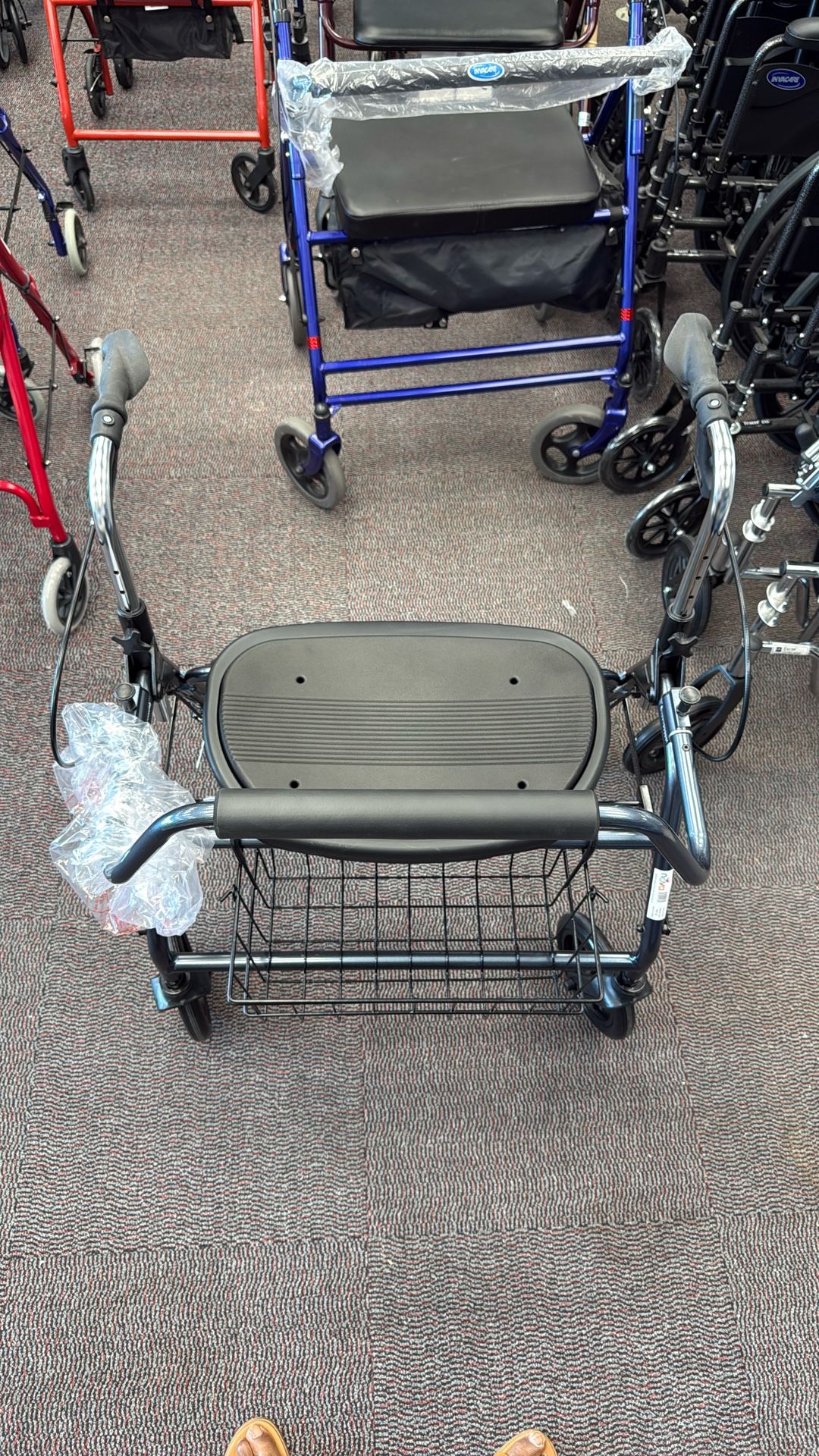 Rollator Steel Blue
