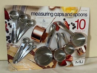 New Measuring Cups and Spoons 10 Piece Set 🌸