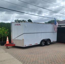 2014 Cynergy 8.5 X 16 V +2  Nose Trailer