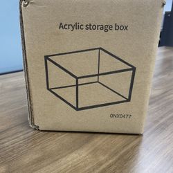 Acrylic Storage Box With Lid 