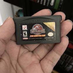 NINTENDO GAMEBOY GAME JURASSIC PARK THE DNA FACTOR (read The Description)