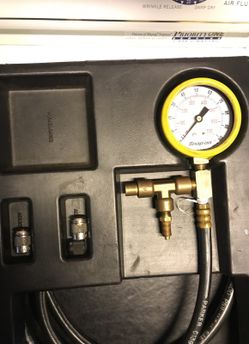 Snap on fuel pressure gauge