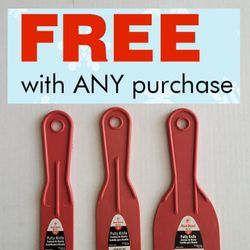 Free 3 Pc Putty Knife Set With Purchase 