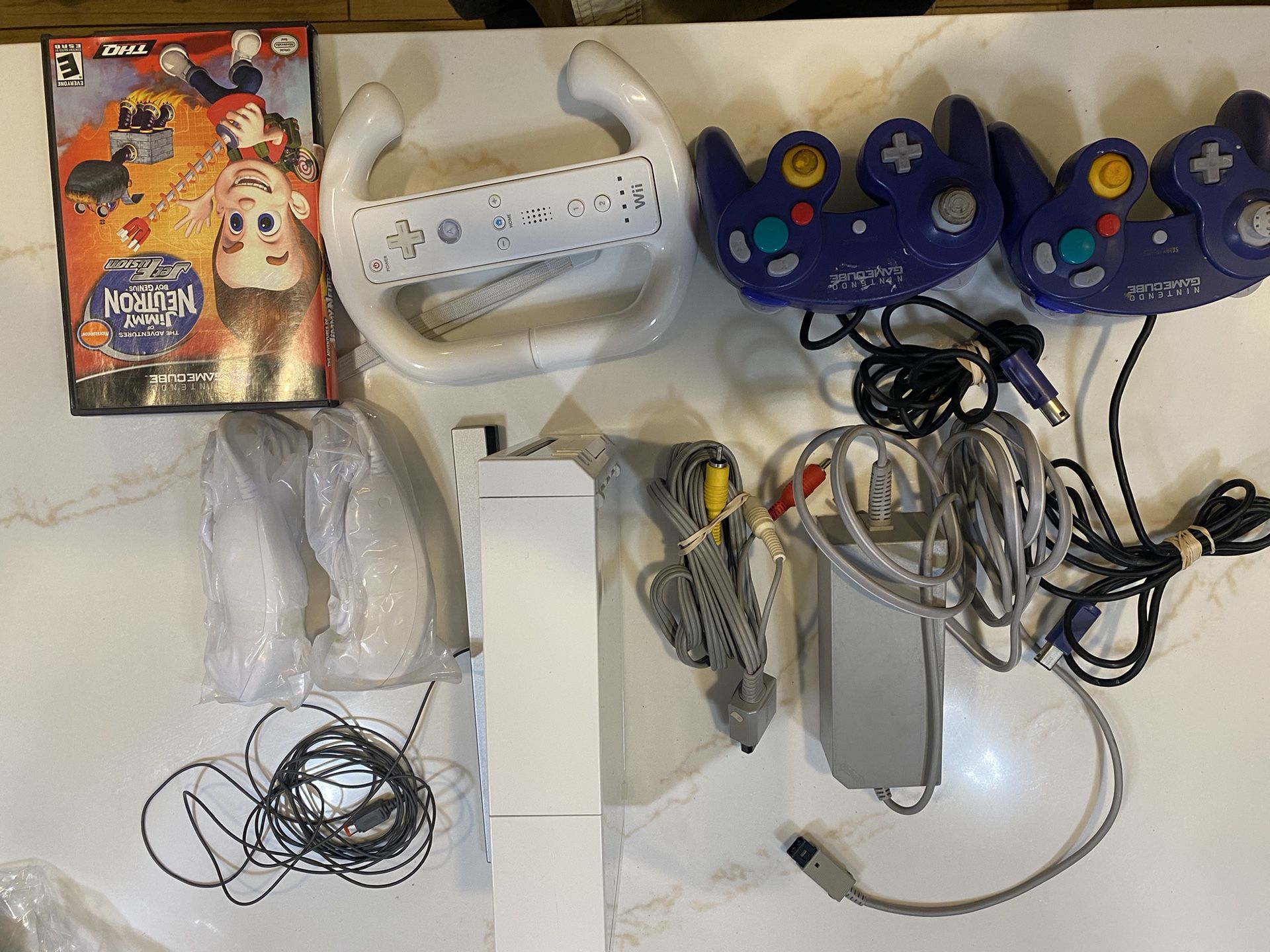 Nintendo Wii Set With Game
