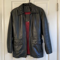 Vintage Coach black leather jacket women’s small