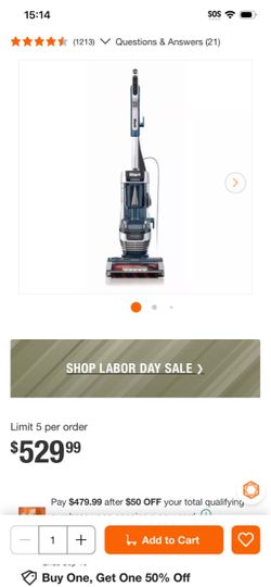 Shark Stratos Upright Vacuum Cleaner
