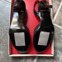 Style & Co Black Slingback Heels 6.5M