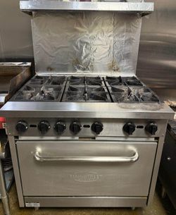6 burner Main Street stove