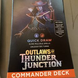 Quick Draw Outlaws Of Thunder Junction Commander Deck