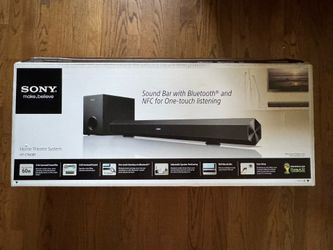 Sony sound bar with speaker