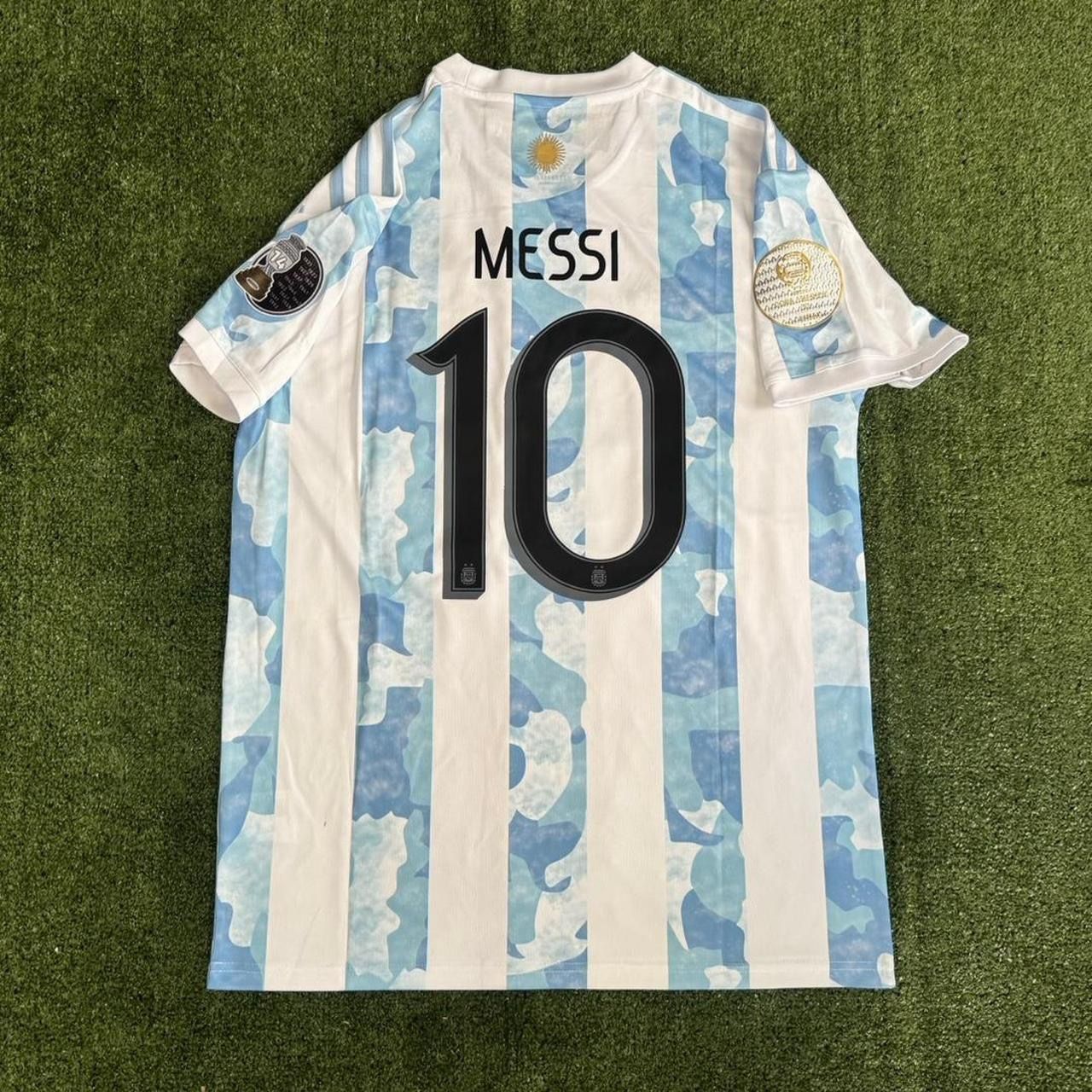 Argentina National Soccer Team Home Jersey #10 Messi
