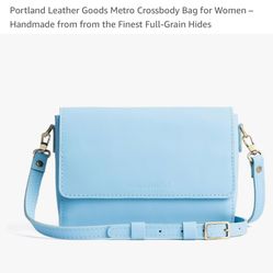 Portland Leather Goods Metro Crossbody Bag 