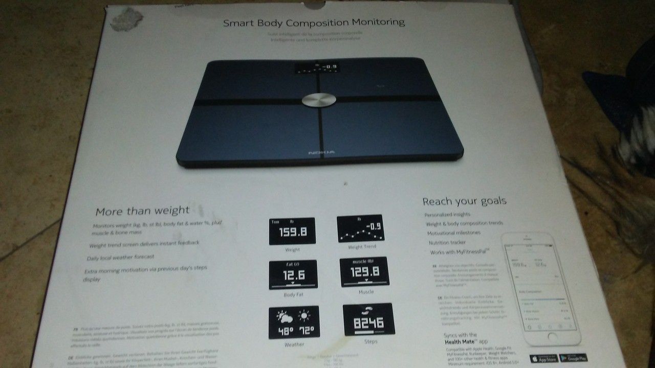 Body composition WiFi scale