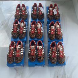 Adidas Samba Cheetah Print Sizes 7w-9w