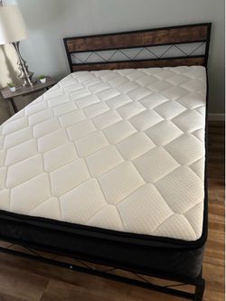 Queen bed  metal frame