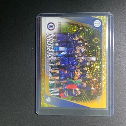 CHELSEA FC UEFA CONFERENCE LEAGUE TITLE WINNER 31/50 TOPPS FLAGSHIP EDITION