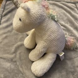 Animal Adventure Squeeze with Love Super Puffed Plush Stud Muffins Jumbo Unicorn