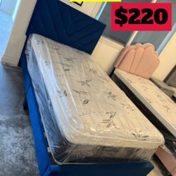 Twin Size Bed Frame With Mattress Included 