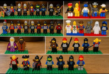 Vintage LEGO Minifigure Collection – 36 Figures