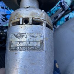 vintage Millers Falls Dyno-Mite power unit, specifically Model F with catalog number 0:8-88