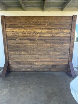 Wood backdrop