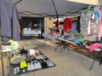 Clothes, Kitchen items and more